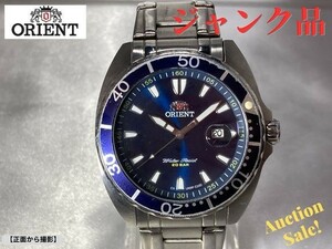 【不動品】 ORIENT オリエント 腕時計 CXU N9P-C8 文字盤 ネイビー色