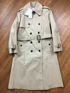 未使用品 白タグ Maison Margiela × MACKINTOSH メゾンマルジェラ マッキントッシュ ゴム引き ロング トレンチコート サイズ36