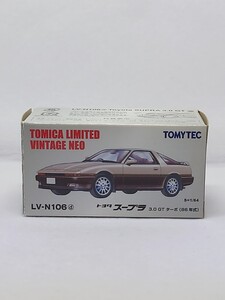 TLV-NEO 1/64 トヨタ スープラ 3.0GTターボ 1986年式 開封済み フロントスポイラー 接着済み