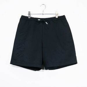 WTAPS ダブルタップス 24SS WUS 01/SHORTS/POLY.SIGN 241ATDT-CSM08 スウェットショーツ ブラック ハーフ ショート パンツ ボトムス Julz