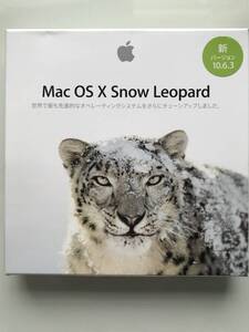 Mac OS X Snow Leopard インストールDVD version 10.6.3 @未使用パッケージ一式@