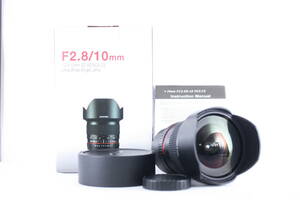 ★超極上★サムヤン SAMYANG 10mm F2.8 ED AS NCS FUJIFILM Xマウント ★付属品充実★#J259