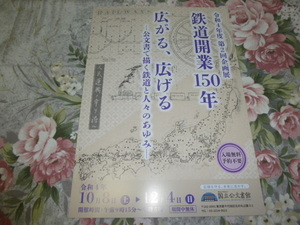 送料込! 国立公文書館 企画展「鉄道開業150年」展 図録パンフレット　(国鉄 私鉄 メトロ・鉄道路線・鉄道史・郷土史・京成電鉄・阪急・阪神