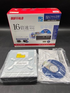 う24〔動作未確認〕BUFFALO BDXL対応Serial ATA用　内臓ブルーレイドライブ　BRXL-16FBS-BK 長期保管品