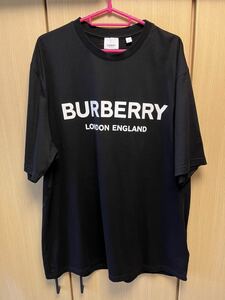 正規 20SS BURBERRY LONDON ENGLAND バーバリー by Riccardo Tisci リカルド ティッシ ロゴ プリント Tシャツ 黒 XL VNTAVLTDTHA 8026016