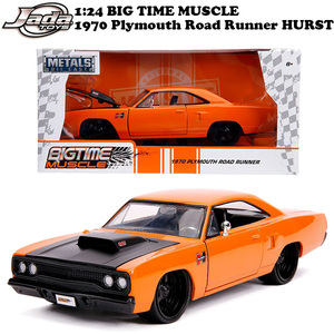 JADATOYS 1:24 BTM 1970 Plymouth Road Runner ミニカー