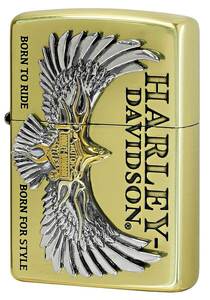 Zippo ジッポライター Harley Davidson Flying Eagle ハーレーダビッドソン フライングイーグル HDP-77