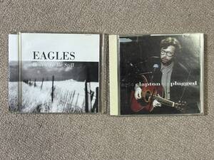 洋楽 名曲 ヒット曲 CD 2枚セット EAGLES Learn To Be Still イーグルス ERIC CLAPTON Unplugged エリッククラプトン アンプラグド/HS