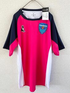 新品　タグ付き　横浜FC claudio pandiani　クラウディオ パンティアーニ　半袖　ユニフォーム　メンズ　Mサイズ　ピンク　Jリーグ