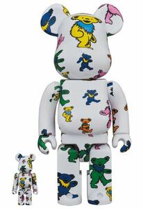 BE@RBRICK GRATEFUL DEAD 100％ & 400％ DANCING BEAR medicom toy ベアブリック グレイトフル・デッド ダンシング ベアー メディコムトイ