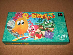 新品 スーパーファミコン レアソフト Q＊bert３（キューバート３）SFC