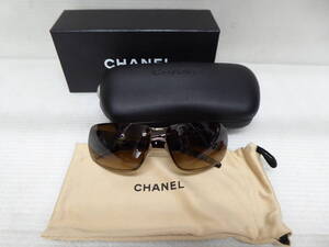 CHANEL シャネル サングラス ブラウン 4138 c259/13 69ロ11 ケース付 メガネ 定形外郵便全国一律660円 D2-a