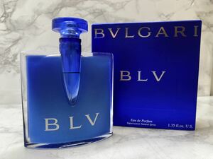 45470【自宅保管品】☆残8割程度☆ 香水 BVLGARI BLV ブルガリ ブルー 40ml オーデパルファム EAU DE PARFUM 香水 オードパルファム EDP