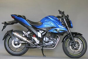 【送料無料】Valiente ジクサー150 8BK-ED131 バイクマフラー デュラ チタンソリッド マフラー カスタム パーツ バリエンテ v-201-du9