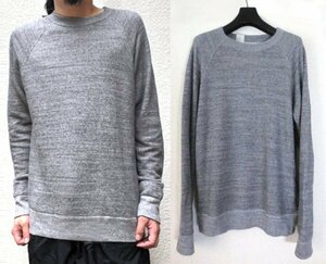 定価2.2万 N.HOOLYWOOD 52PIECES SWEAT SHIRT 44 Nハリウッド 霜降りグレー スウェット ミスターハリウッド nハリ ※レターパック可