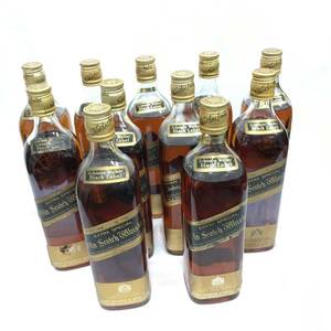 【おまとめ】11本セット Johnnie Walker ジョニーウォーカー ブラックラベル エクストラスペシャル 金キャップ 750ml 43% 古酒 未開栓