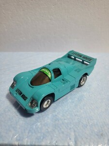 絶版ミニカー 昭和当時物 チェリコ ビッグレーシング 1/43 スロットカー ポルシェ 962c レイトンハウス スロットレーシング