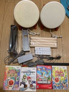 Wii太鼓の達人170曲あそべるセット　wii本体とタタコン2セット 大人気ソフト４本付き　１　激安価格