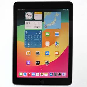 Apple iPad (第6世代) スペースグレイ 128GB MR7J2J/A Wi-Fiモデル iOS17.7.4 バッテリー最大容量97％ アクティベーションロック解除済