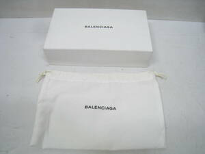 ※箱・保存袋のみ BALENCIAGA バレンシアガ 箱・保存袋 長財布用 白 ホワイト サイズ(箱)W21×D12×T5.5cm (保存袋)縦15.5×横23.5cm