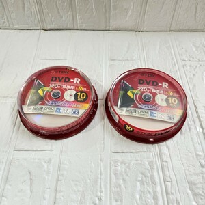 【未使用】 TDK　 DVD-R　録画用　10枚入　2個セット　ディスク　コレクション