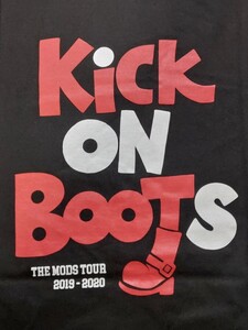 新品未使用　THE MODS　40th Anniversary　KICK ON BOOTS 　Tシャツ　XLサイズ　売切商品 