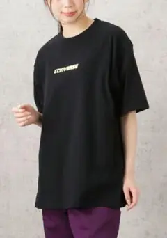 コンバース　半袖　Tシャツ　レディース　バックプリント　夏　ブラック　新品未使用