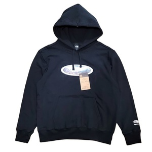 WB712　Supreme THE NORTH FACE 21FW Lenticular Mountains Hooded Sweatshirt レンチキュラー マウンテン パーカー Mサイズ ブラック ●80