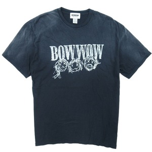 美品 24ss 別注 ビームス × バウ ワウ BEAMS × BOW WOW Tシャツ カートコバーン ニルヴァーナ 落書きイラスト ヴィンテージ加工 XLグレー