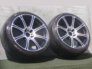 貴重 WORK EMOTION XC8 2本 9.5J+12 S13 S14 S15 R32 R34 JZX100 180SX ソアラ RX-7 CR kai 極 BBS LM RS TE37 CE28 VS-KF GT-R エクイップ