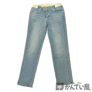 20044 BARNYARDSTORM【バンヤードストーム】デニムパンツ STANDARD Straight Cropped サイズ：0 綿 レディース【中古】USED-A