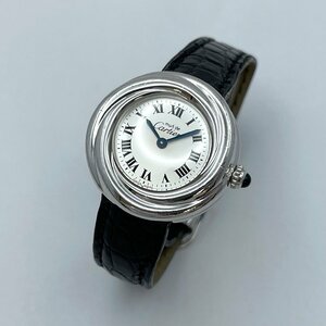 1円～/Cartier/カルティエ/マストトリニティ/2439/2針/ローマン/ラウンド/ARGENT/925/クォーツ/レディース腕時計/ジャンク/T103