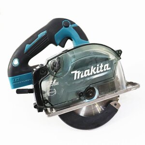 《W00419》makita (マキタ) 150mm 充電器チップソーカッタ CS553D【18V】動作ok！中古品 □