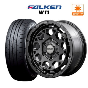 200系 ハイエース ホイール 4本セット レイズ チームデイトナ M9+ SPEC-M ファルケン W11 215/65R16