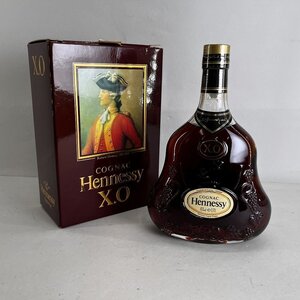 古酒 ブランデー Hennessy ヘネシーXO 金キャップ クリアボトル 箱付き 700ml[328400