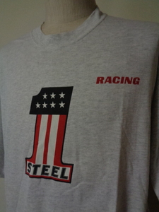 Hanes ヘインズ HEAVY WEIGHT ヘビーウェイト STEEL RACING No1 ビンテージ Tシャツ XL