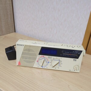 SONY デジタルクロックラジオ EZ-3 AM/FM受信OK ビンテージ　希少　