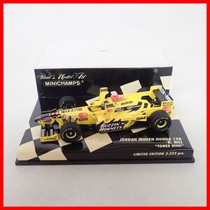 スリーブ欠品 PMA 1/43 ジョーダン 無限 ホンダ 198 #9 430980039 JORDAN MUGEN HONDA 198 D.HILL “TOWER WING” ミニチャンプス【10