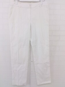 ◇ Demi-Luxe BEAMS デミルクス ビームス ストレッチ スリム スラックス パンツ サイズ 36 ホワイト レディース E