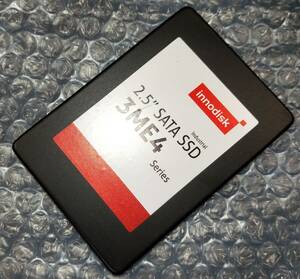 【中古パーツ】2.5 SATA SSD 1台　正常 innodisk SATA SSD 3ME4 64GB 使用時間37797H ■SSD3120