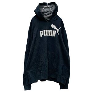 PUMA ロゴ スウェット パーカー 2XL ネイビー プーマ プルオーバー ビッグサイズ 古着卸 アメリカ仕入 a609-6448