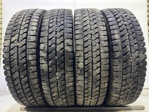 ☆1427【205/80R17.5 120/118L LT】 バリ溝・激安　　2021製 BRIDGESTONE BLIZZAK W979 冬×4 約12mm