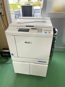 【滋賀引取限定】RISO リソー 理想科学工業 RISO SF635 扉付架台付き 高速デジタル製版 A3対応デジタル印刷機