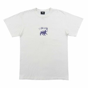 STUSSY ステューシー 半袖 Tシャツ ホワイト size S #18640 送料360円 ストリート 半袖 プリント