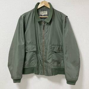 80s USA製 L.L.Bean G-8 ゴンズジャケット フライトジャケット カーキ 42サイズ LLビーン ミリタリー ブルゾン VINTAGE archive 4090218