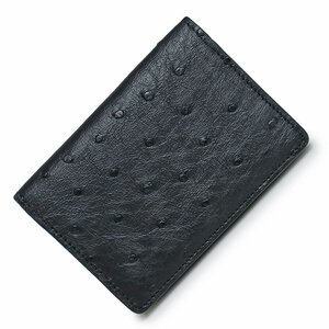 （新品・未使用品）ルイ ヴィトン LOUIS VUITTON オーガナイザー ドゥ ポッシュ カードケース オーストリッチ レザー ブラック 黒 N93853