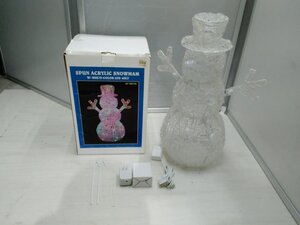 神戸産業 SNOWMAM スノーマン アクリル 60cm LEDライト 57-11076M TM 40LT クリスマス イルミネーション