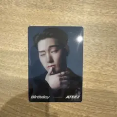 アチズ ATEEZ birthday トレカ hmv クリアトレカ サン