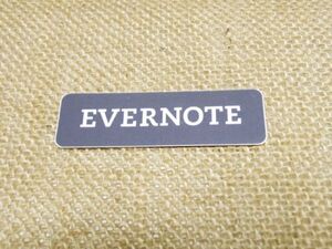 Evernote 文字ロゴ ステッカー シール グレー