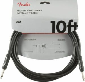 Fender フェンダー　ケーブル　シールド　Professional Series Instrument Cable, Straight/Straight, 10